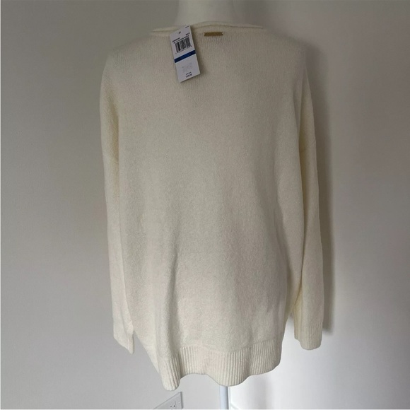 michael kors sweater White/ivory  XL New $98 Wool/Acrylic *A19 - Picture 2 of 5